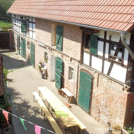 Ferienhof Gruene Kuh Elsteraue Extérieur photo